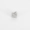 Paire de Boutons d'oreilles en or gris, diamants princesse et diamants taillés en brillant 58 Facettes 260273