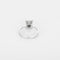 Bague 51 Bague moderniste en or gris et petits diamants princesse 58 Facettes 260274