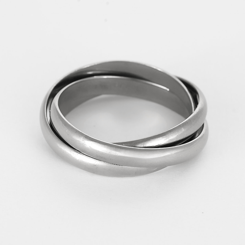 Bague 64 Cartier Trinity Vintage - Bague en Or blanc trois anneaux 58 Facettes 260284