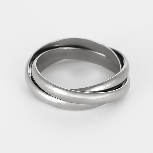 Bague 64 Cartier Trinity Vintage - Bague en Or blanc trois anneaux 58 Facettes 260284