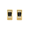 Boucles d'oreilles Boucles d'oreilles en Or jaune , saphirs et diamants 58 Facettes 260164