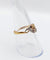 Bague 55 Bague toi et moi Art nouveau en or 18k et platine, perle et diamants 58 Facettes A07002