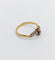 Bague 55 Bague toi et moi Art nouveau en or 18k et platine, perle et diamants 58 Facettes A07002