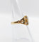 Bague 52 Bague toi et moi Art nouveau en or jaune 18 carats et perles 58 Facettes A07003