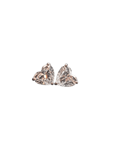 Boucles d'oreilles Graff - Boucles d'oreilles cœur en or 750 et diamants 2,02 ct 58 Facettes Jnci27