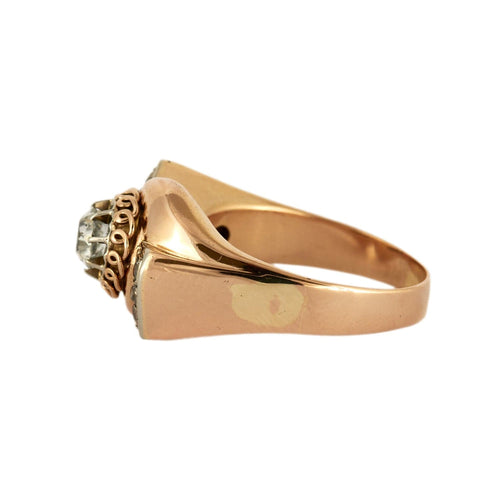 Bague 59 Valse - Bague en or jaune et diamants 58 Facettes BO/230037