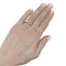 Bague 50 Bague Cartier, "Trinity", trois tons d'or et acier. 58 Facettes 35606