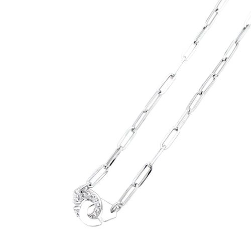 Collier Collier Dinh Van, "Menottes", or blanc, diamants 58 Facettes 35615