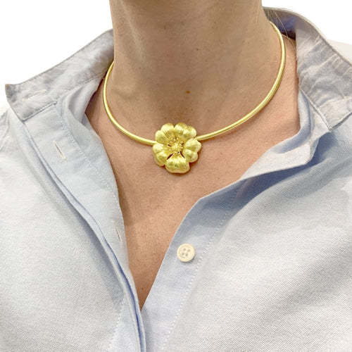 Collier Collier Lalaounis "Fleur" en or jaune. 58 Facettes 35422