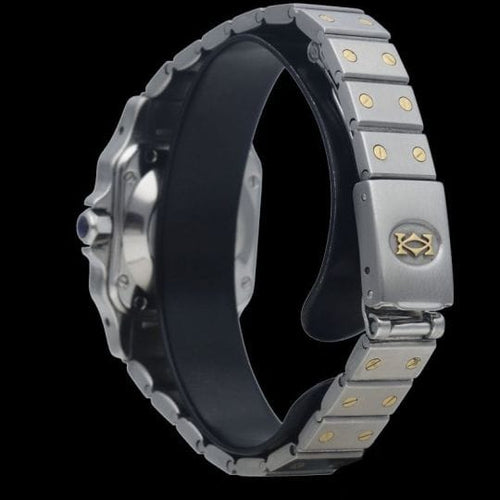 Montre Cartier Montre Santos Dame Or Jaune 18K Et Acier 58 Facettes MT45417