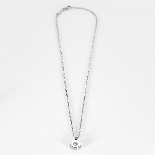 Collier Chopard -  Happy Diamonds - Collier en or gris et diamant 58 Facettes B260140