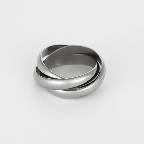 Bague 51 Cartier Bague Trinity en Or blanc 18k. Modèle Vintage. 58 Facettes 260285