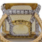 Bague 52 Bague vintage « Villa » - Béril et diamants en or 18 kt 58 Facettes AN632 (00829)