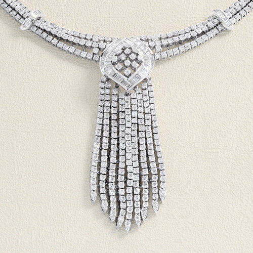 Collier Collier - Diamants en or blanc 58 Facettes 63700105