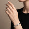 Bracelet dinh van Serrure Cube - Bracelet jonc en argent 925 58 Facettes 66200009