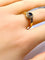Bague 56 Bague en or jaune 18 carats avec saphir et diamants 58 Facettes AB717