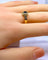 Bague 56 Bague en or jaune 18 carats avec saphir et diamants 58 Facettes AB717