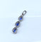 Pendentif Pendentif - Trois gouttes en or blanc 18 carats, saphirs et diamants 58 Facettes AB719