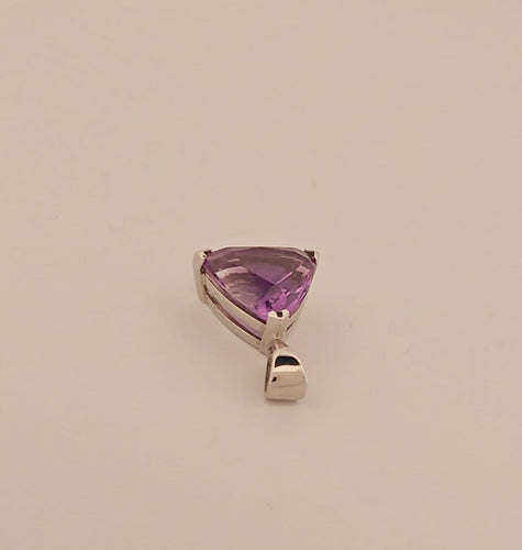 Pendentif Pendentif - Améthyste en or blanc 18 carats 58 Facettes 2023644