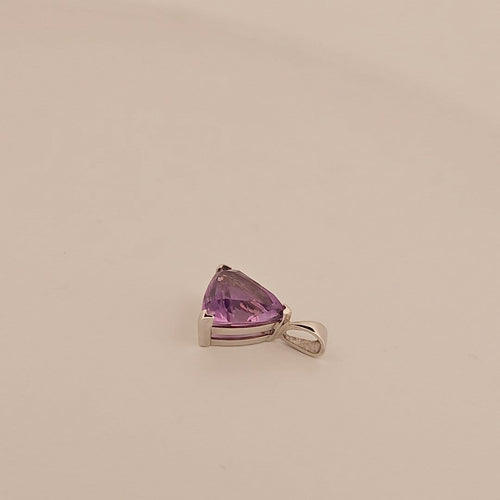 Pendentif Pendentif - Améthyste en or blanc 18 carats 58 Facettes 2023644