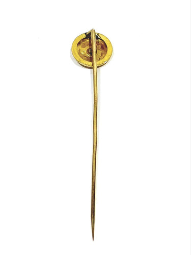 Épingle à cravate en or jaune 18 carats et diamant 58 Facettes id: 1756197