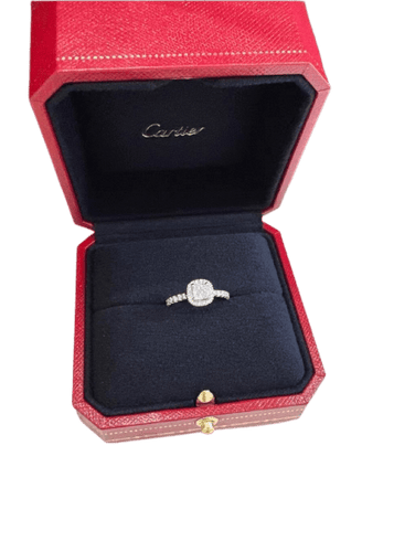 Bague 51 Cartier Destinée - Bague en platine PT950 avec diamant 0,52 ct 58 Facettes Jnci31