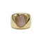 Bague 51 Bague vintage en or jaune 750 et saphir cabochon 58 Facettes 1398