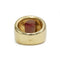 Bague 51 Bague vintage en or jaune 750 et saphir cabochon 58 Facettes 1398