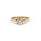 Bague 56 Bague solitaire en or jaune 750 et diamant taille ancienne 58 Facettes 1404
