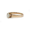 Bague 56 Bague solitaire en or jaune 750 et diamant taille ancienne 58 Facettes 1404