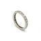 Bague 54 Alliance - Bague en platine sertie de diamants taille ancienne 58 Facettes 1409