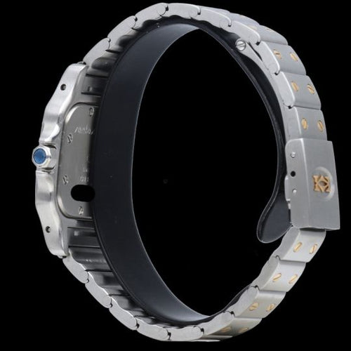 Montre Cartier Santos Galbée - Montre en or jaune et acier 58 Facettes MT46653