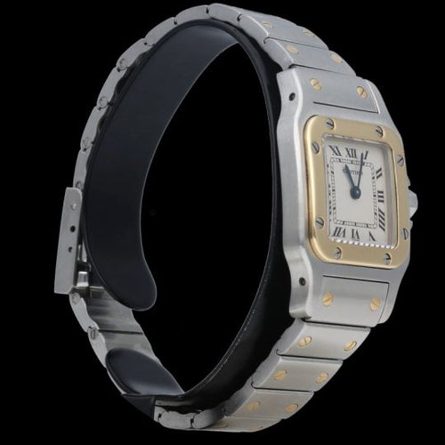 Montre Cartier Santos Galbée - Montre en or jaune et acier 58 Facettes MT46653