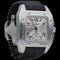 Montre Cartier Santos 100 XL - Montre chronographe automatique en acier 58 Facettes MT46655