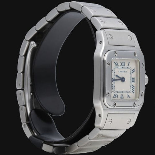 Montre Cartier Montre Santos Galbée Pm 58 Facettes MT46674