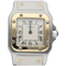 Montre Cartier Santos Galbée - Montre en or jaune et acier 58 Facettes MT46681