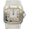 Montre Cartier Santos Galbée - Montre en or jaune et acier 58 Facettes MT46681