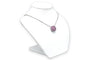 Collier Boucheron Tentation macaron - Collier en or blanc 18 carats saphirs et améthyste 58 Facettes 23782