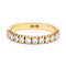 Bague 55 Bague alliance demi-éternité en or jaune 18k et diamants 58 Facettes F4F9F5C58E9D47AFB4EFE0FBC699E232