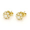 Boucles d'oreilles Boucles d’oreilles grappe en or jaune 14k et diamants 58 Facettes 1EF73EE882DE426382F433D7574988DB