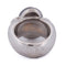 Bague 49 Bague vintage en or blanc 18 ct avec perle et diamants 58 Facettes AN431 (00529)