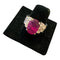 Bague en platine avec rubis 5,23 ct et diamants