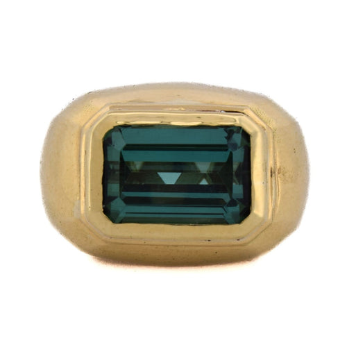 Bague 54 Bague vintage - Or 18 kt et tourmaline 58 Facettes AN605 (00819)
