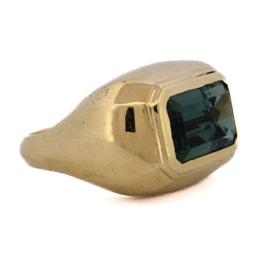 Bague 54 Bague vintage - Or 18 kt et tourmaline 58 Facettes AN605 (00819)