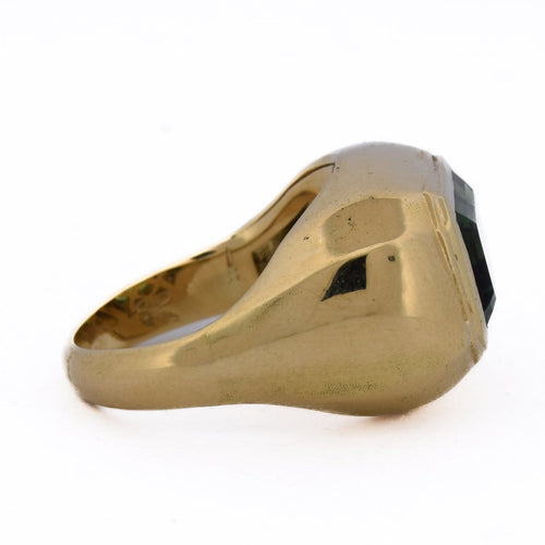 Bague 54 Bague vintage - Or 18 kt et tourmaline 58 Facettes AN605 (00819)