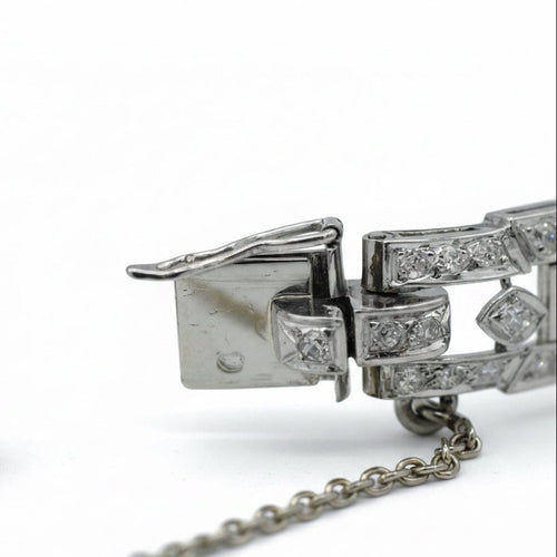 Montre Art déco - Montre femme en platine et diamants 58 Facettes 1.0001422/1