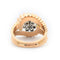 Bague Bague vintage en or jaune avec diamants taille rose 0,35 ct 58 Facettes 22932