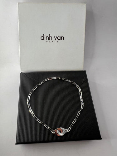 Bracelet Dinh Van Menottes - Bracelet en or blanc 18 carats 58 Facettes DV bracelet