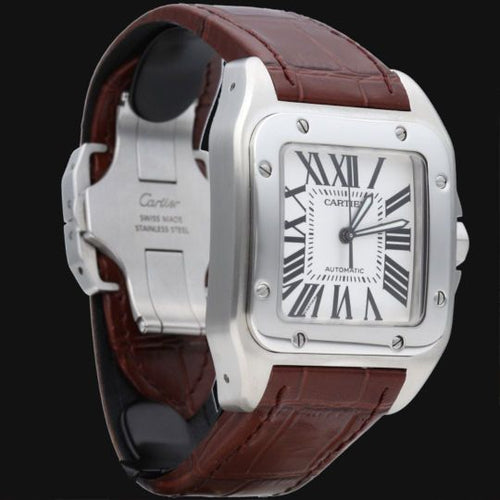 Montre Cartier Montre Santos 100 Xl 58 Facettes MT45696