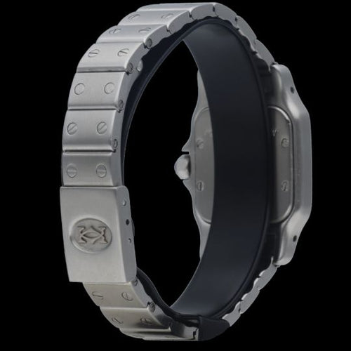 Montre Cartier Santos Galbée - Montre femme en acier, quartz 58 Facettes MT46679